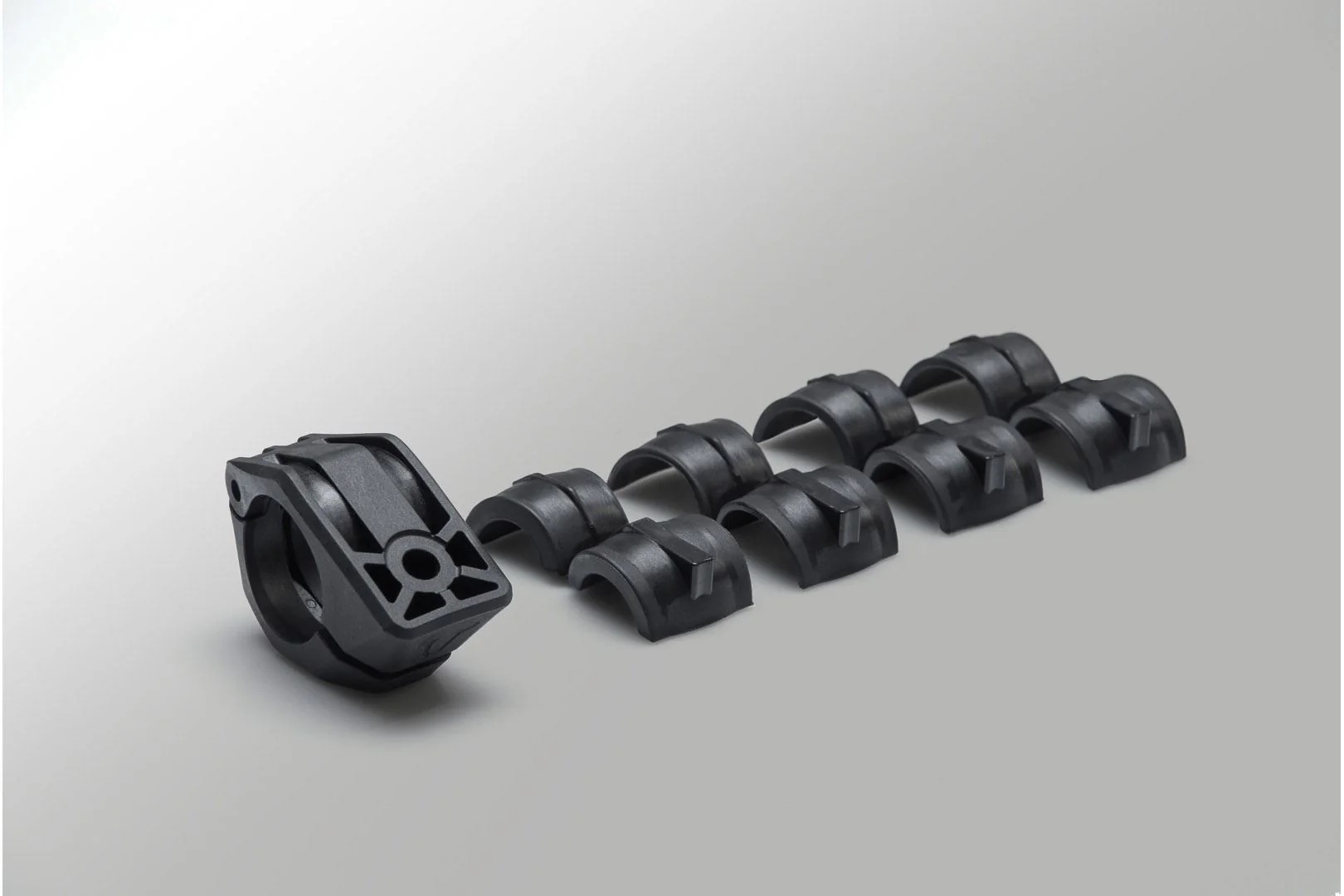 1" Ball Kit Incl M6/M8 Screws, Handlebar Clamp for Ø 22-28mm - Image 4