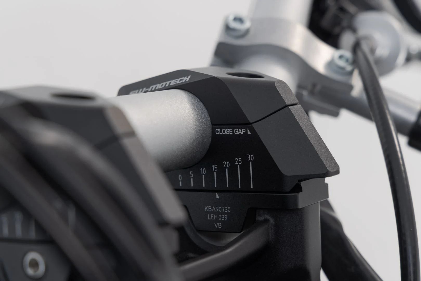Bar Back Variable for Ø28 Handlebars H=28mm Back 5/10/15/20/25/30 mm Black - Image 2
