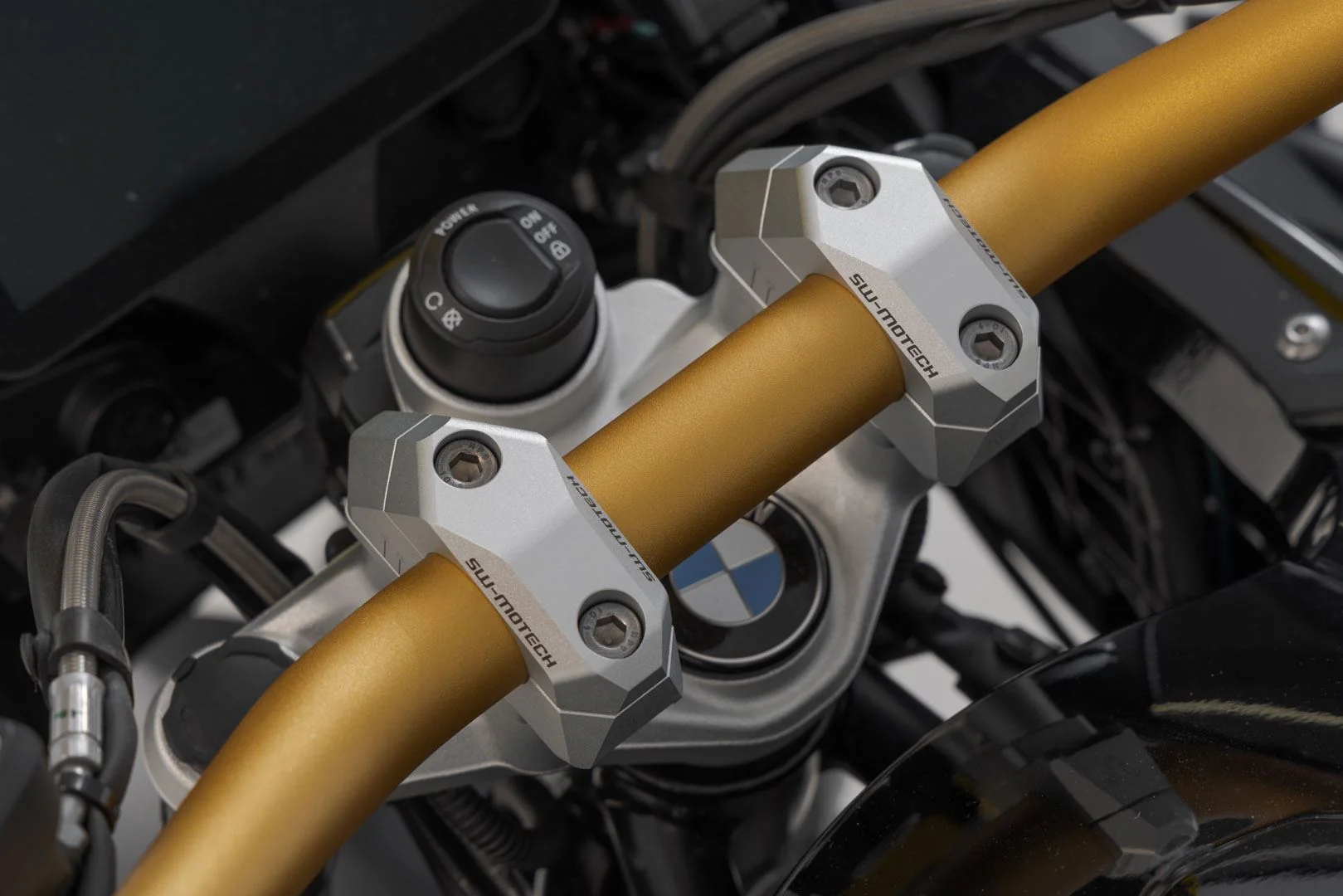 Bar Back Variable for Ø32 Handlebars H=32mm Back 5/10/15/20/25/30 mm Silver - Image 4