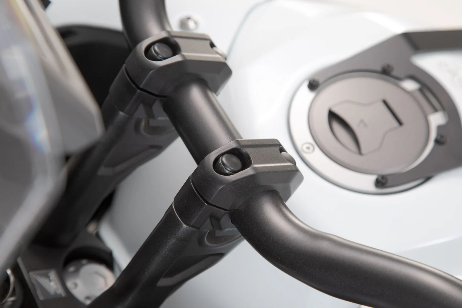 Bar riser for Ø 28 mm handlebar H=20 mm Black - Image 4