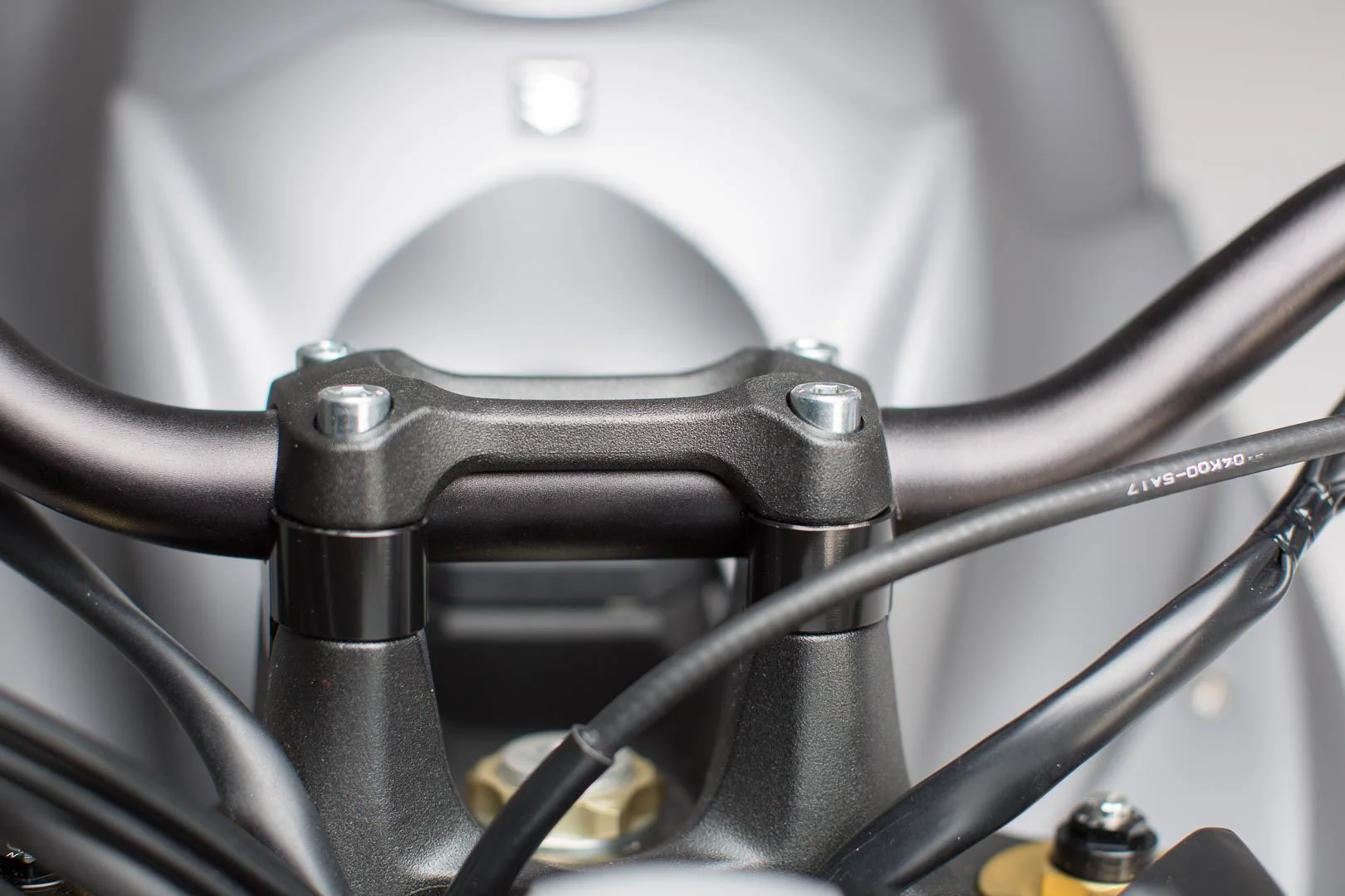 Bar riser H=20 mm Suzuki GSX-S 1000 / F (15-). Black - Image 2