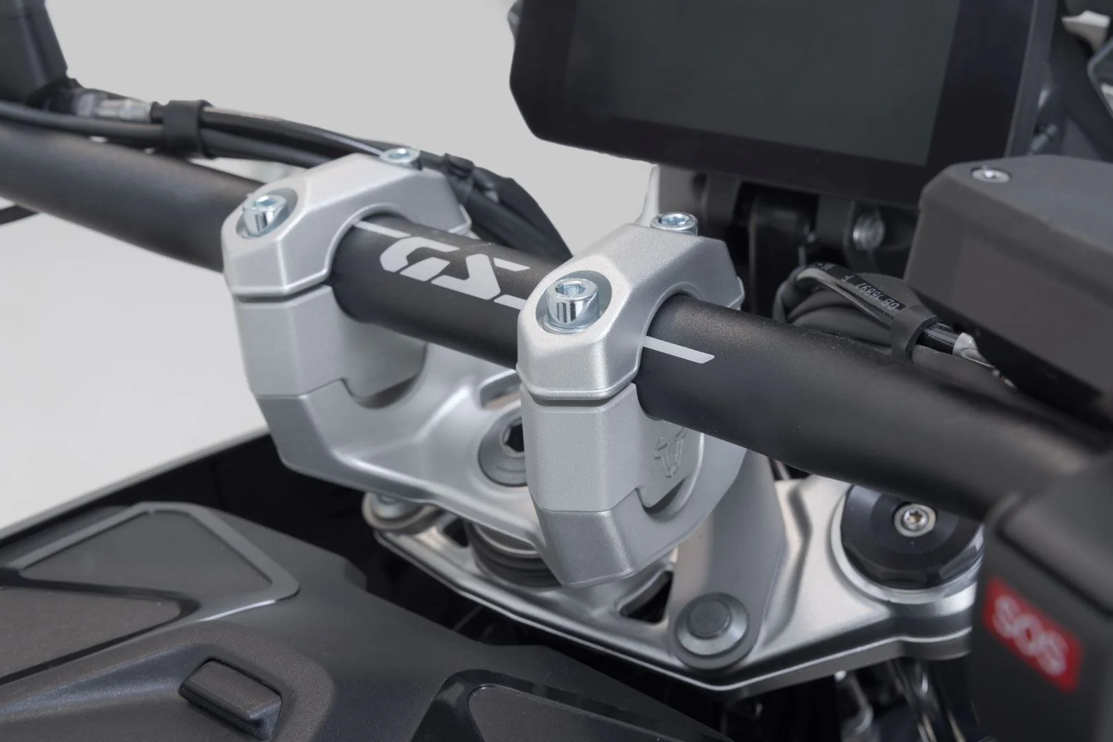 Bar riser H=30mm. Silver. BMW R 1300 GS (23-). - Image 4