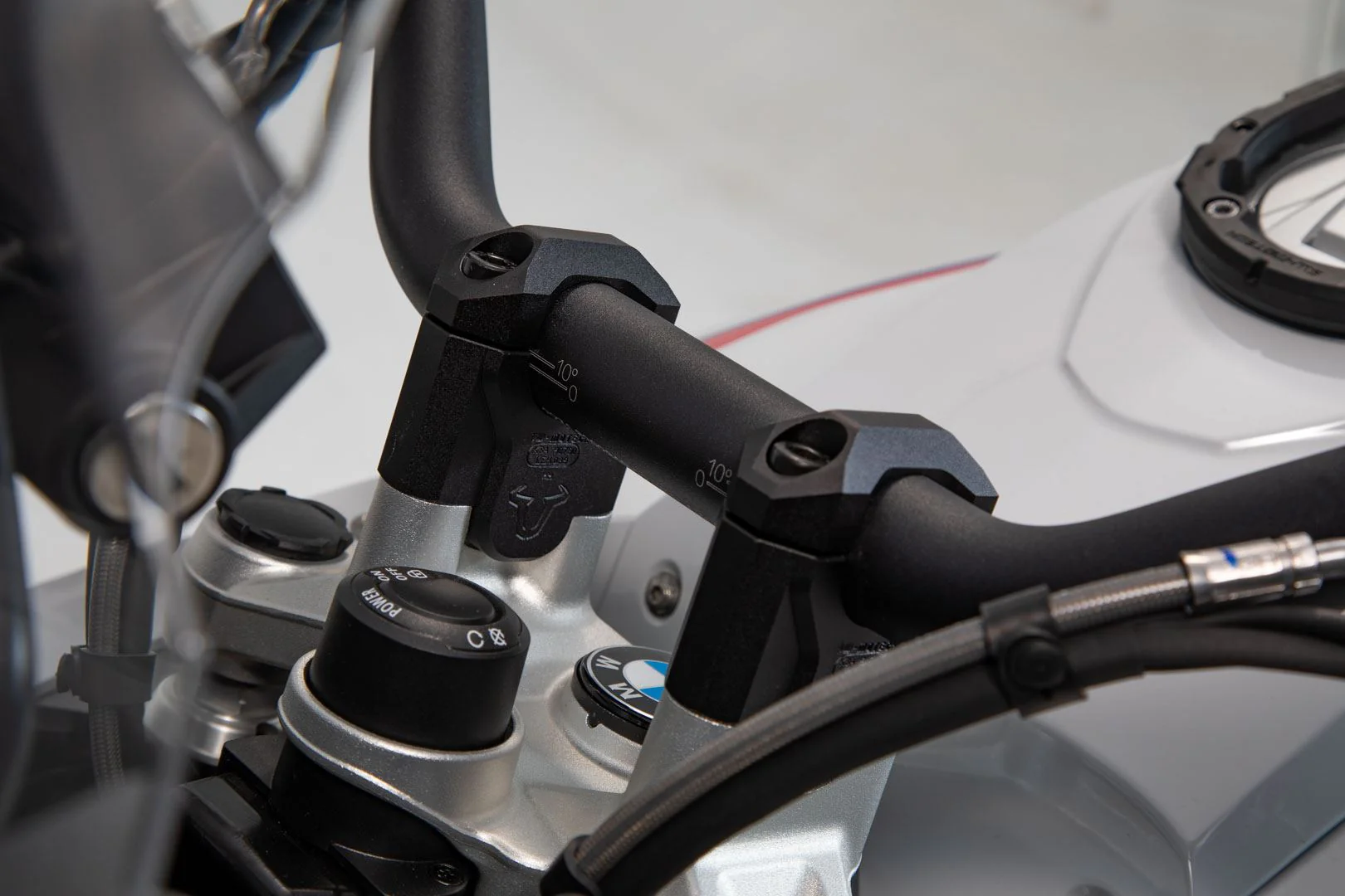 Bar riser H=40 mm R1200GS LC/Adv/Rallye, R1250GS. Black - Image 5