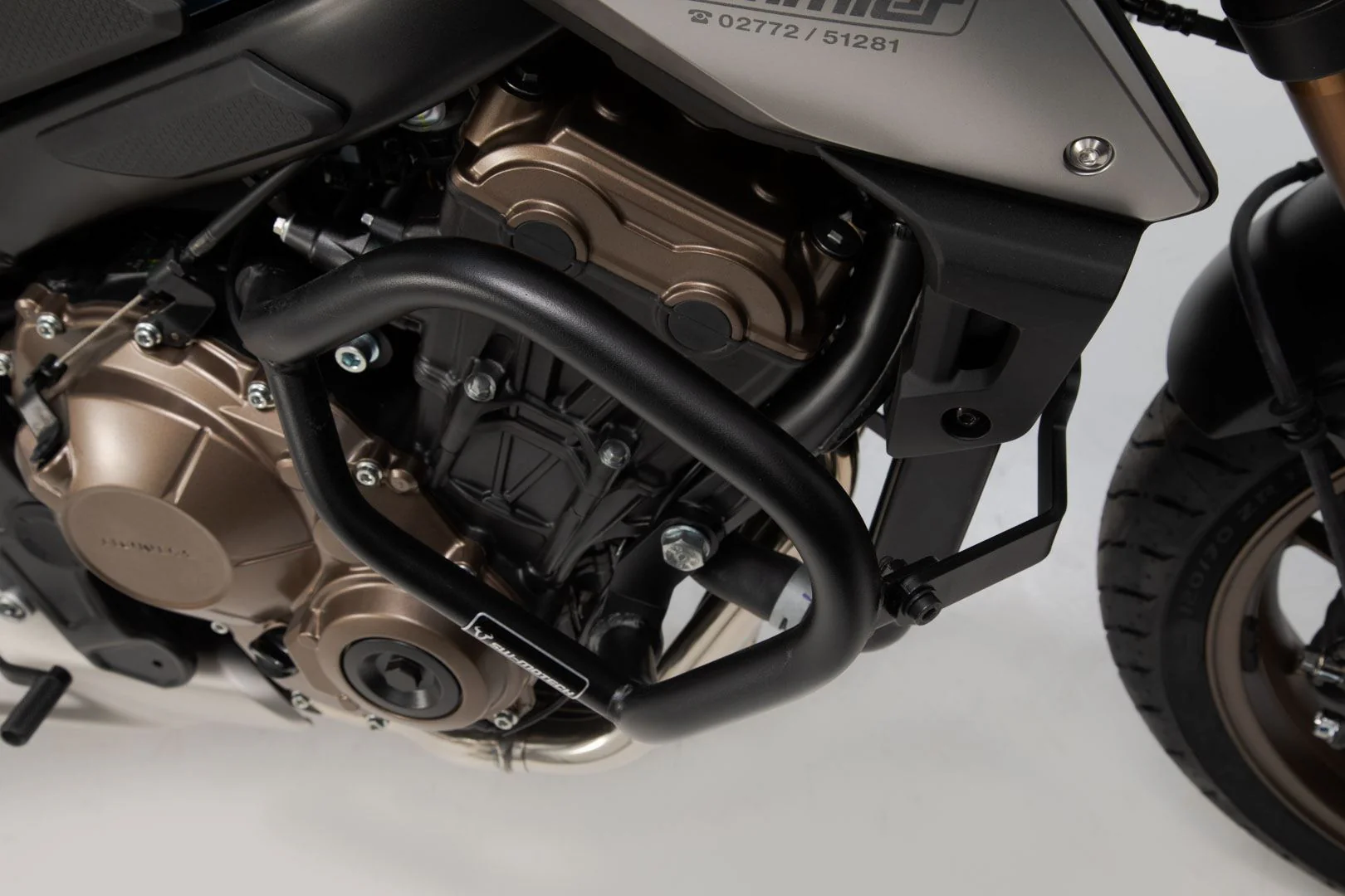 Crash bar Honda CB650F (14-) / CB650R (19-) Black - Image 4