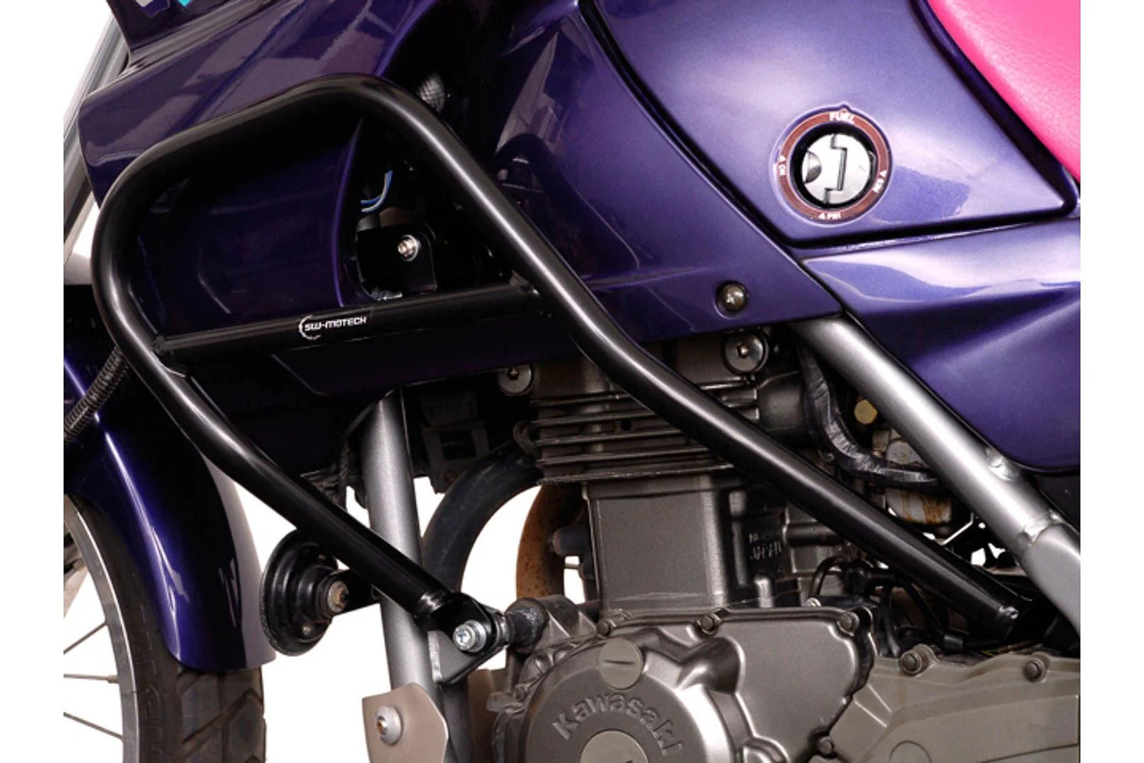 Crash bar Kawasaki KLE 500 (91-07) Black - Image 3