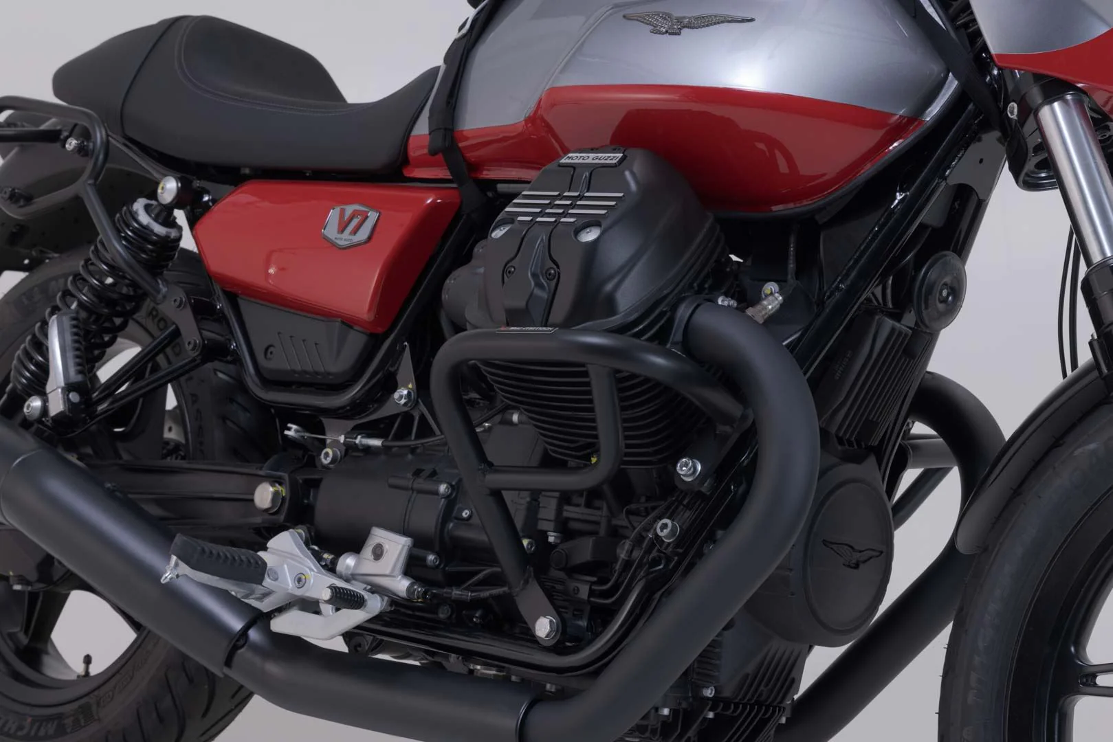 Crash bar Black. Moto Guzzi V7/V9 models. - Image 2