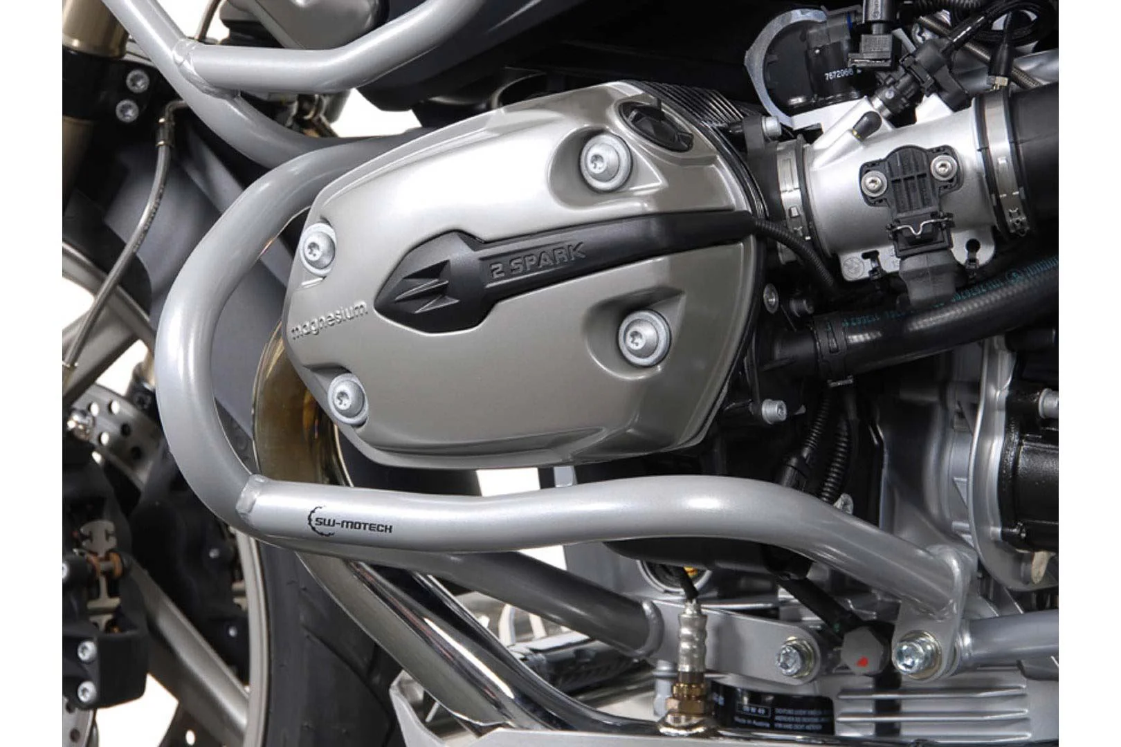 Crash bar BMW R 1200 GS (04-12) Silver - Image 3