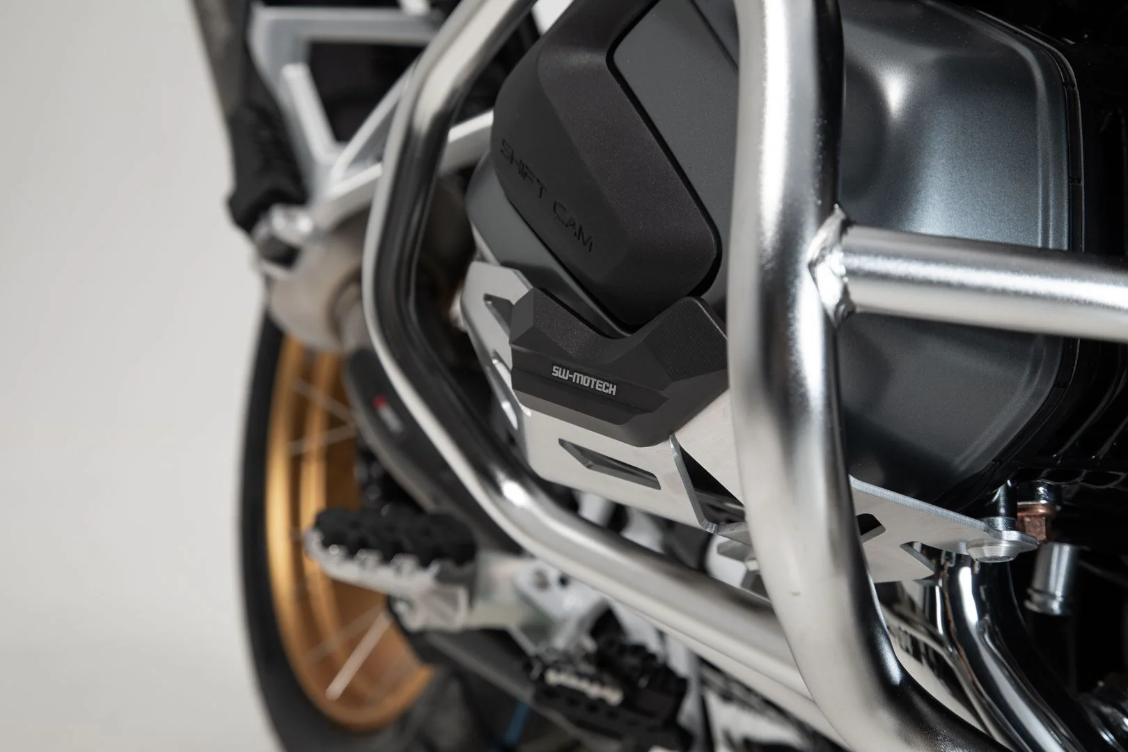 Cylinder guard BMW R 1250 GS/Adv, R 1250 RS/ RT Black/Silver - Image 3