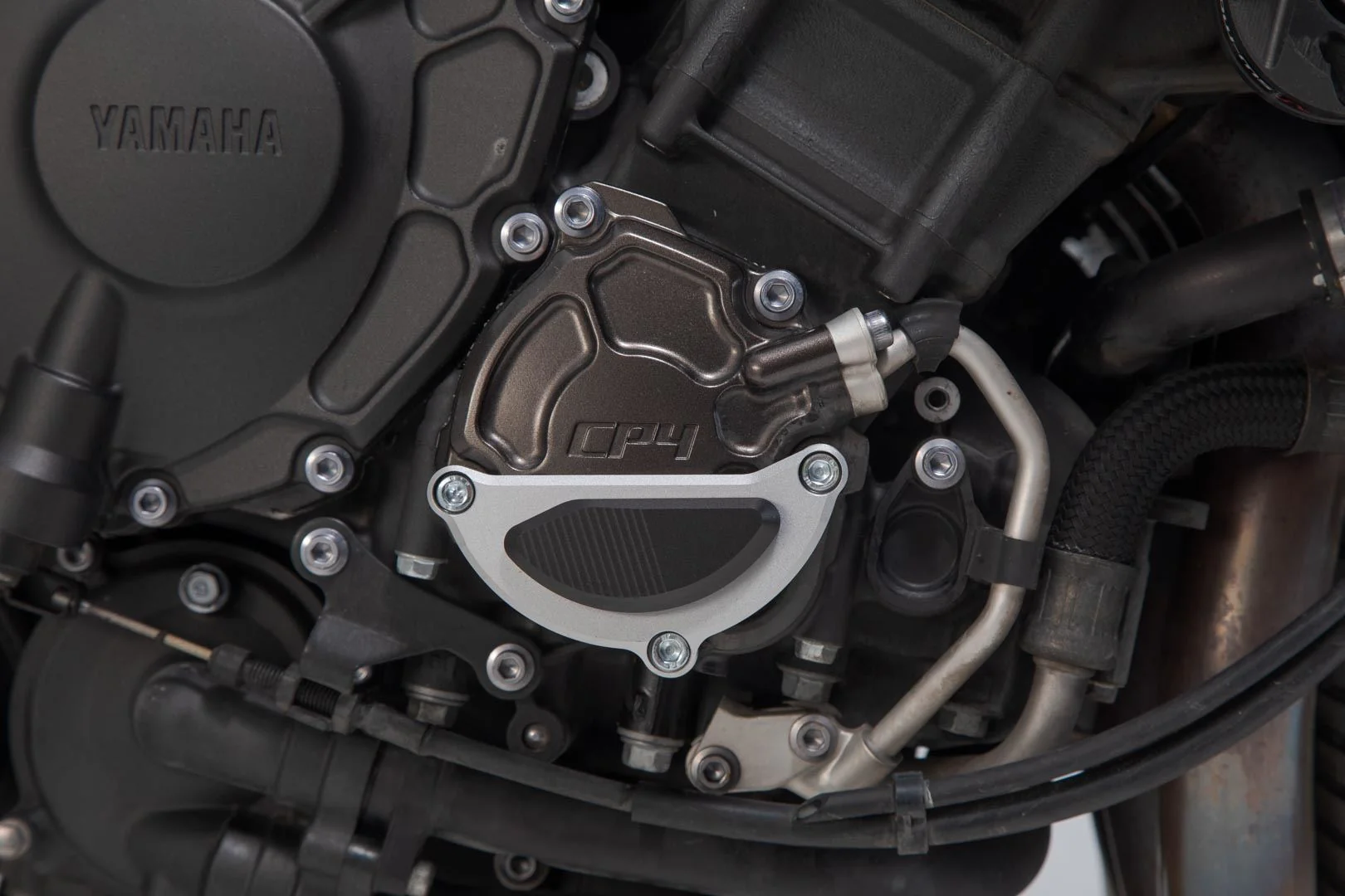 Engine case protector Yamaha MT-10 (16-) Black/silver - Image 3