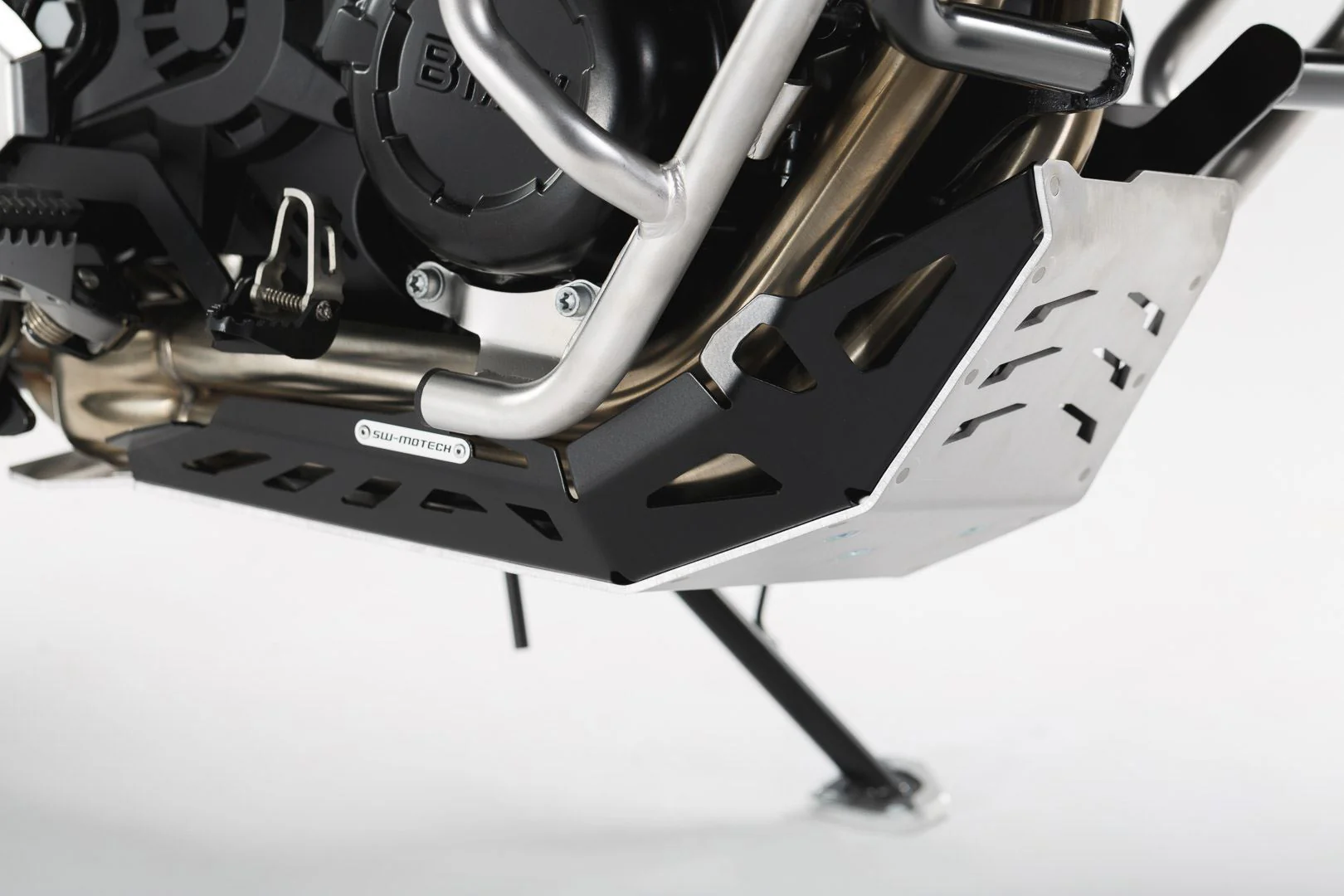 Engine guard BMW GS-models / Husqvarna Nuda 900 Black/Silver - Image 2