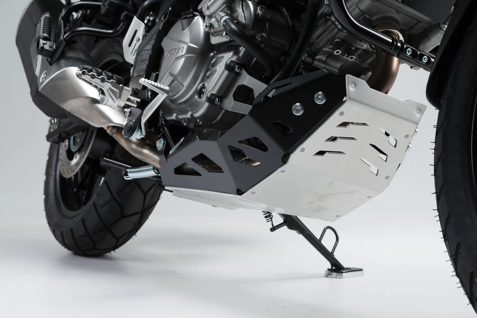 Engine guard Suzuki DL650 (11-) / XT (15-) Black/Silver
