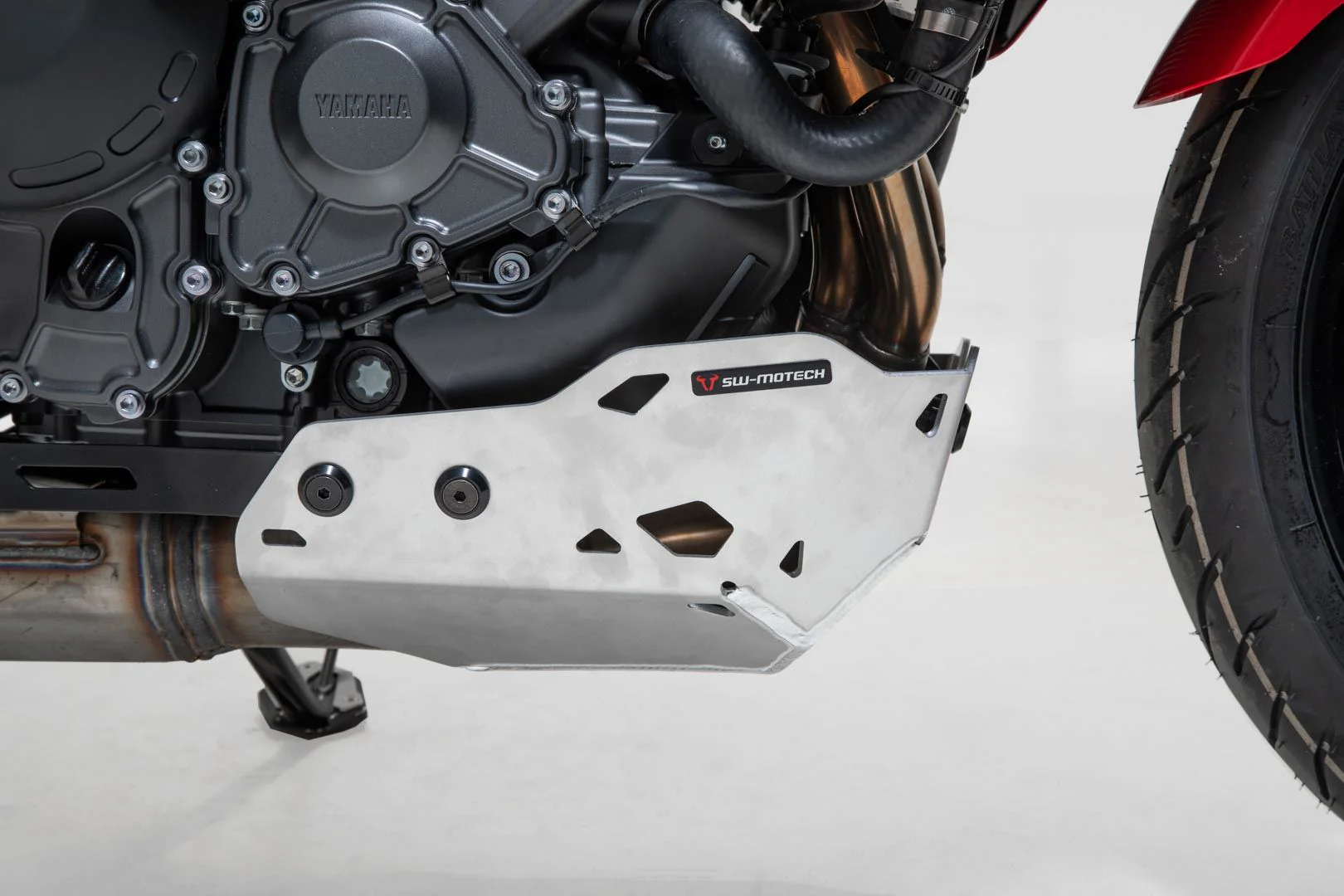 Engine guard Silver. Yamaha Tracer 9/GT (20-)/GT+ (22-). - Image 3