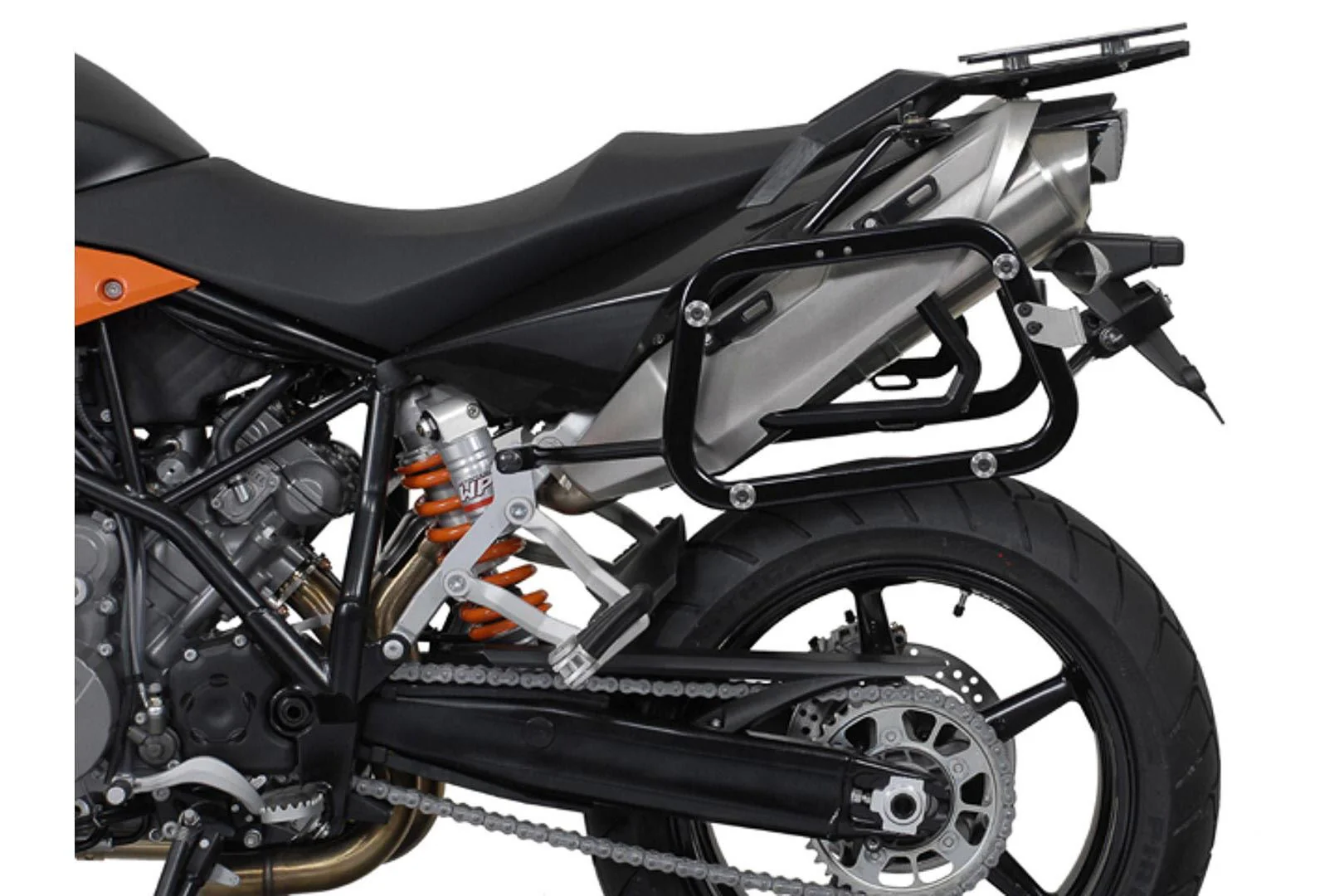 EVO Side Carriers KTM 990 SM / SM-T / SM-R / 950 SM Black - Image 3
