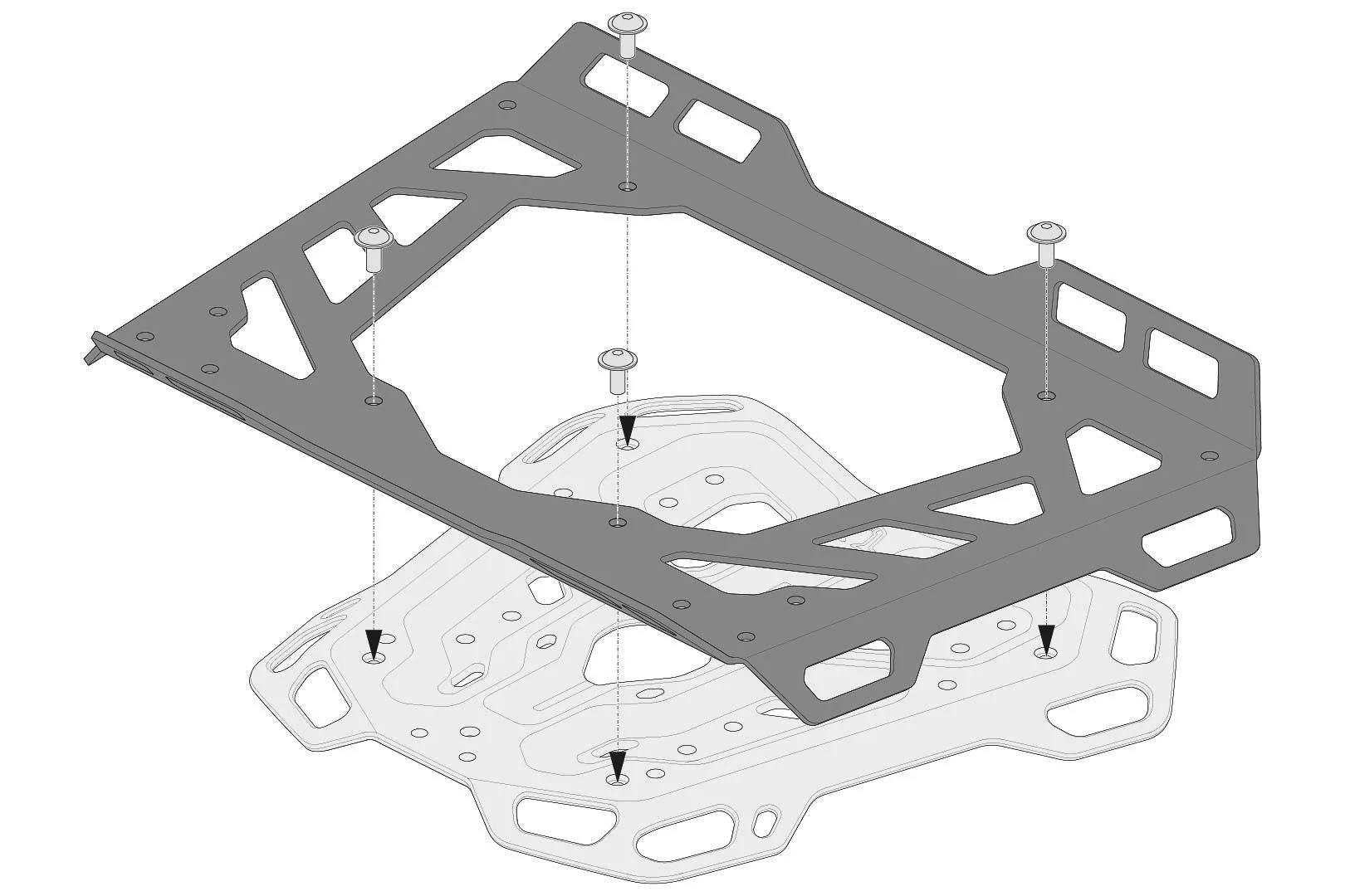 Extension for Adventure-RACK 45x30 cm Aluminum Black - Image 2
