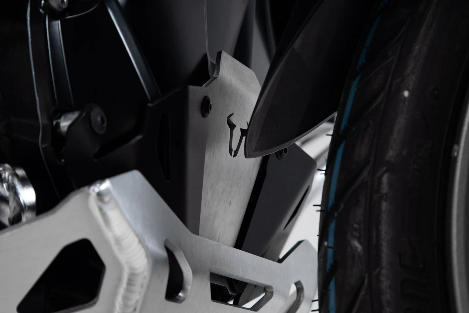 Extension for engine guard BMW R1200 (13-), R1250 (18-) Black/Silver - Image 4