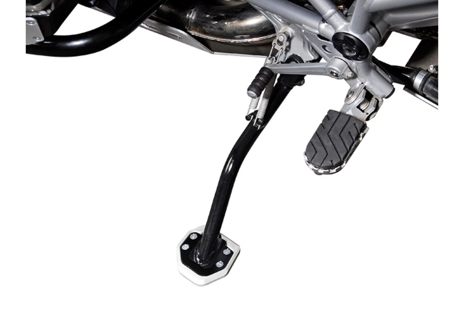 Extension for Side Stand Foot BMW R1200GS / R1200GS Adventure Black/Silver - Image 3