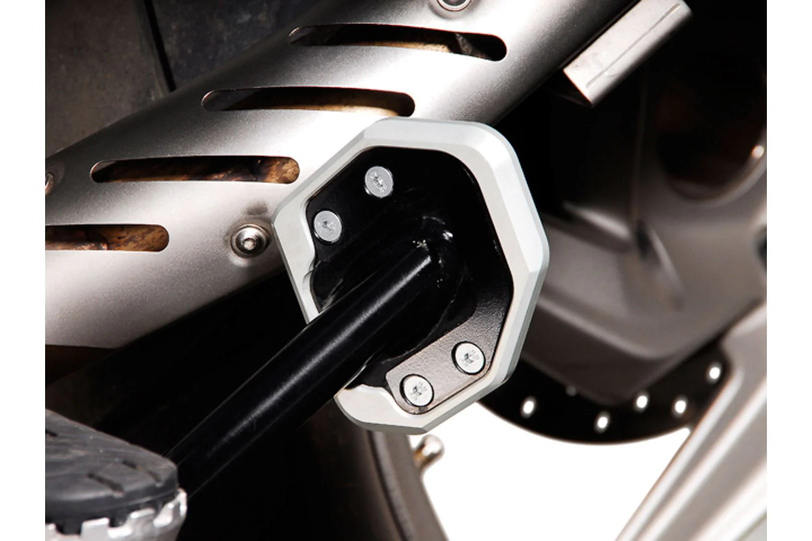 Extension for Side Stand Foot BMW R1200GS / R1200GS Adventure Black/Silver - Image 4