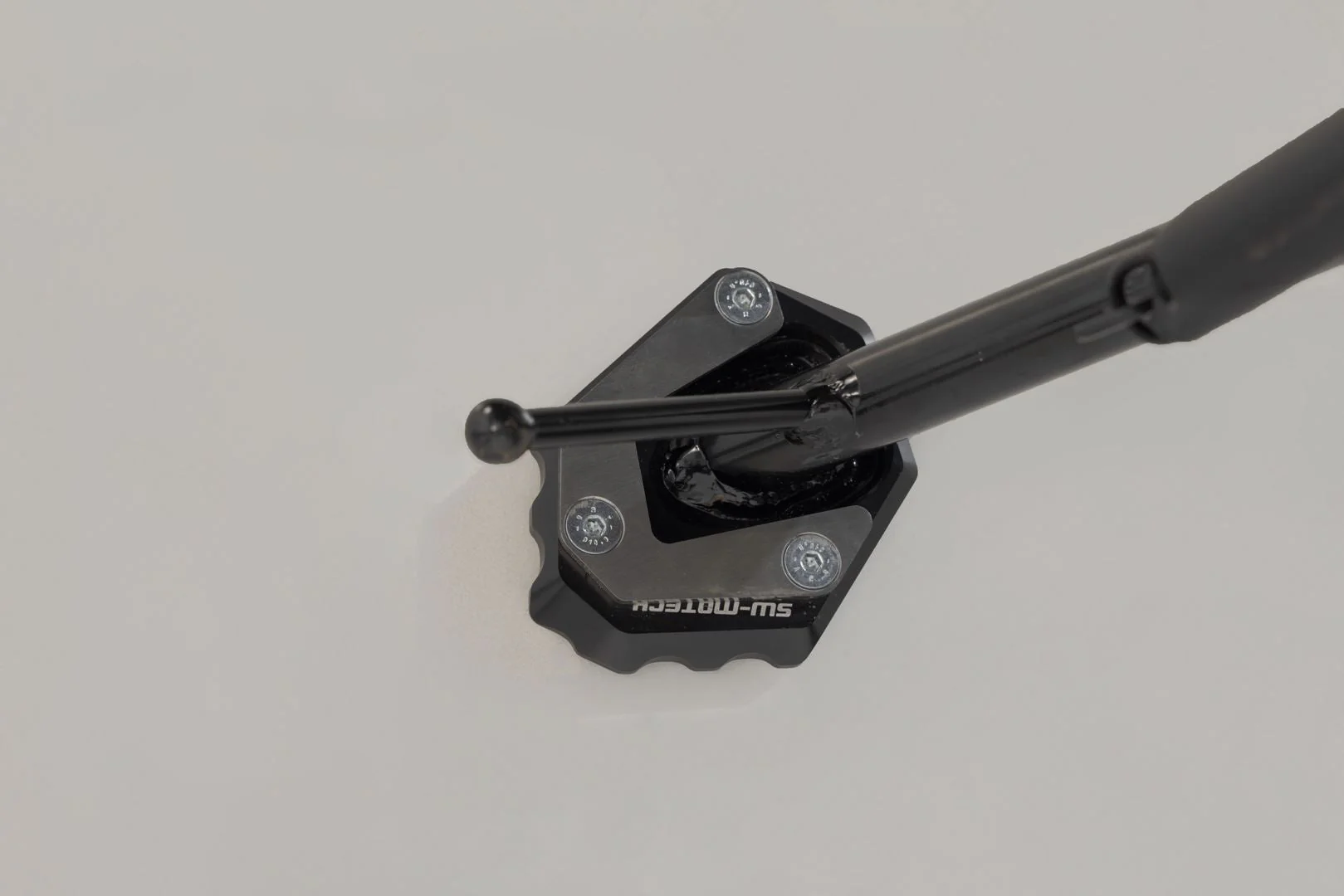 Extension for Side Stand Foot Honda VFR800X (15-),CB/R models Black/Silver - Image 3