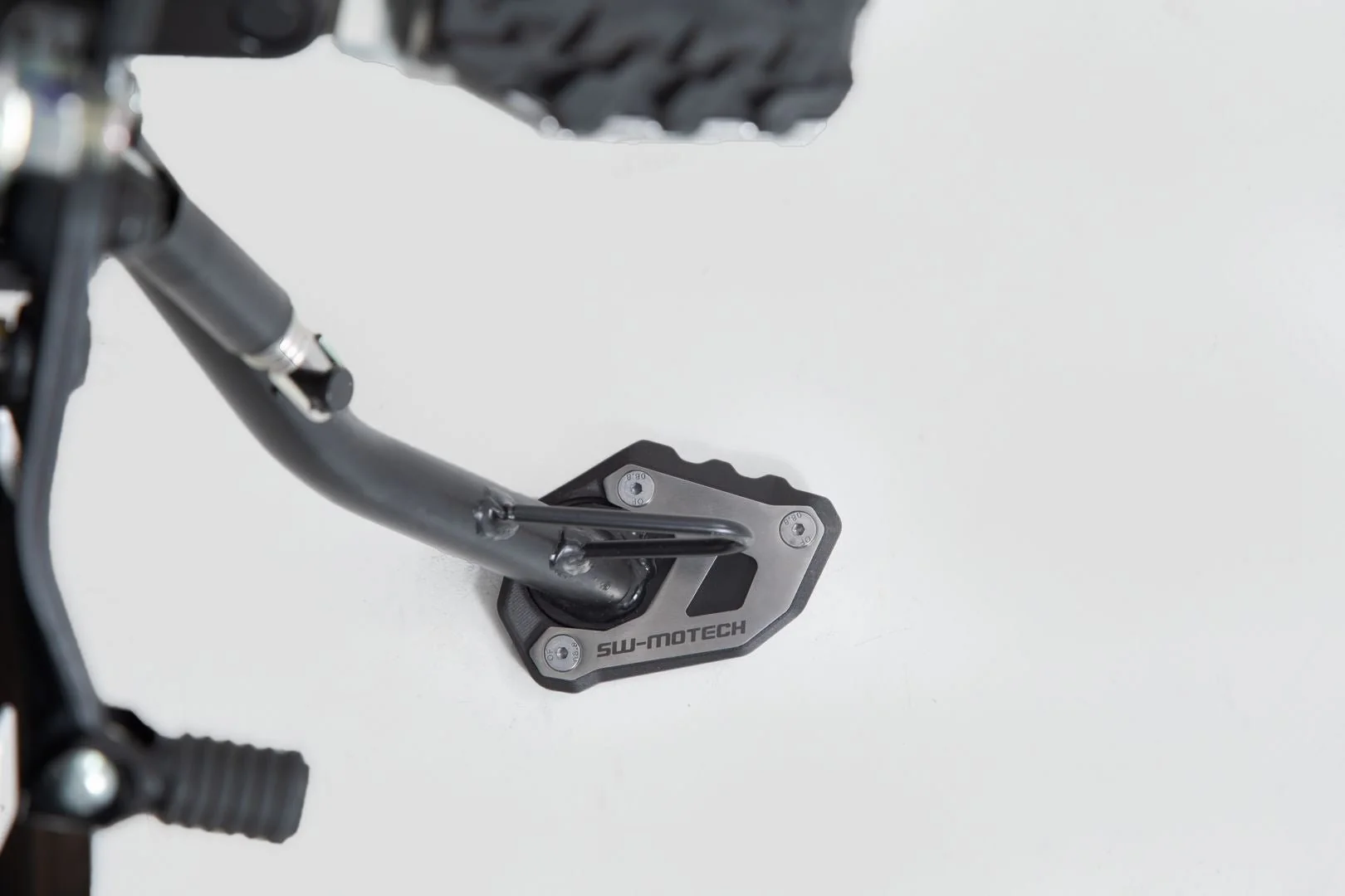 Extension for Side Stand Foot KTM 390 Adventure (19-) Black/Silver - Image 2