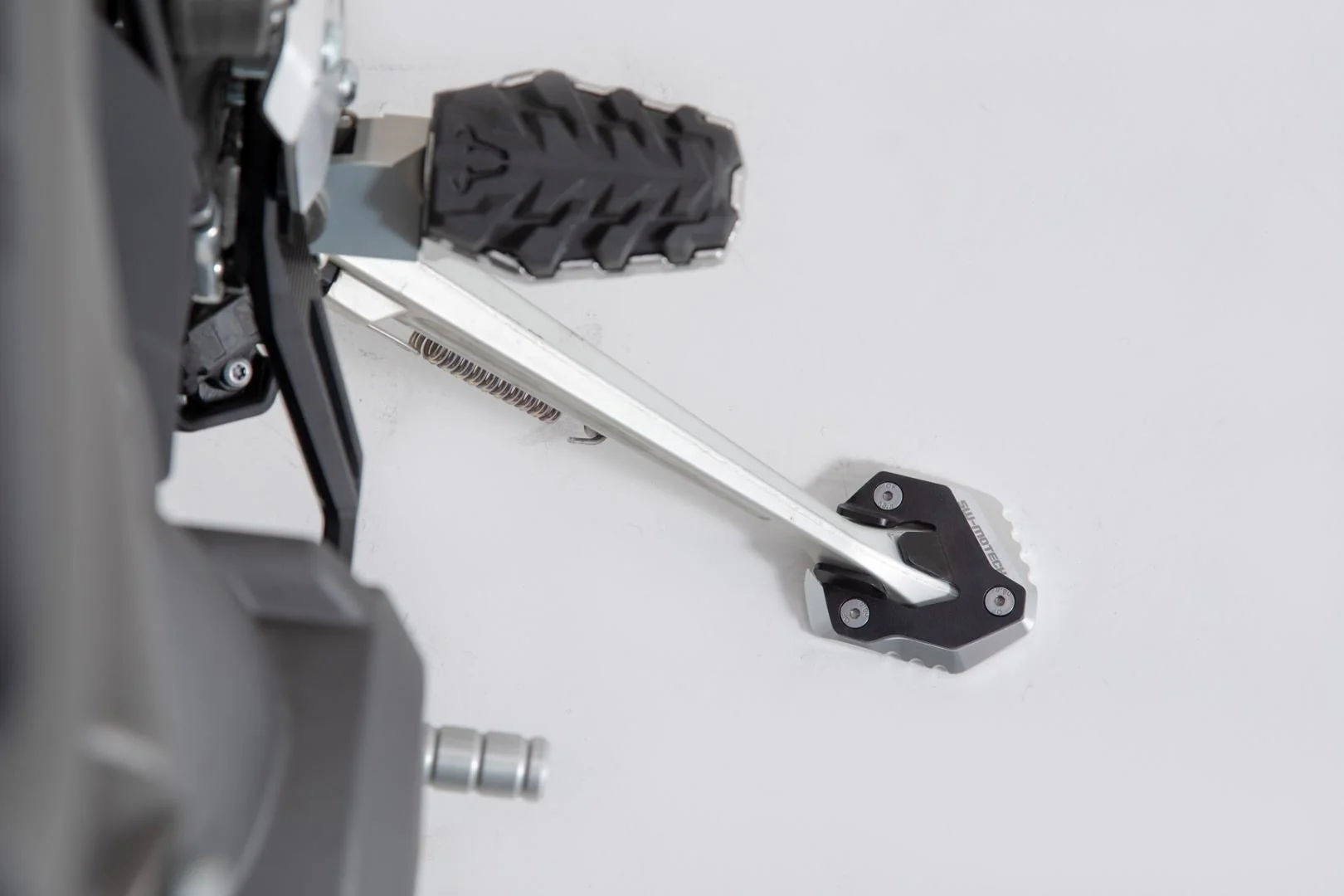 Extension for Side Stand Foot Triumph Tiger 800 XC / XR (17-) Black/Silver