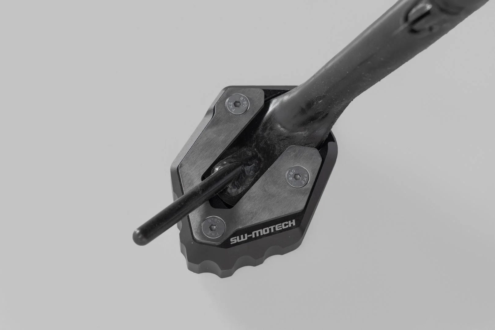 Extension for Side Stand Foot Yamaha MT-09 (20-) Black/Silver - Image 3