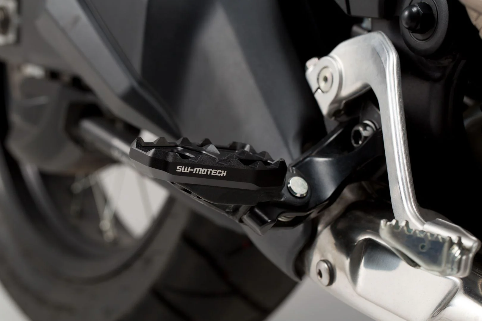 Footrest extension Black Honda CRF 1000L/Adv Sports, CRF1100L AS - Image 2