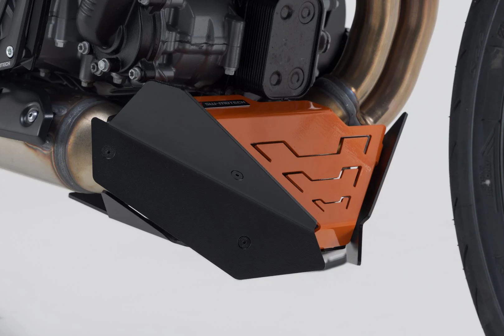 Front spoiler Orange/Black. KTM 990 Duke (23-). - Image 4
