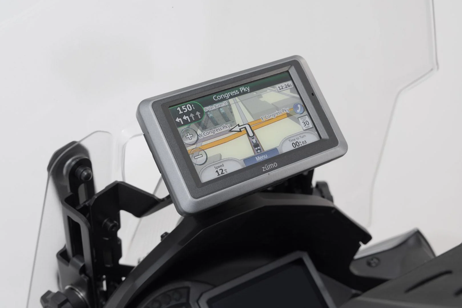 GPS Mount for Cockpit Kawasaki Versys 1000 (18-) Black - Image 3
