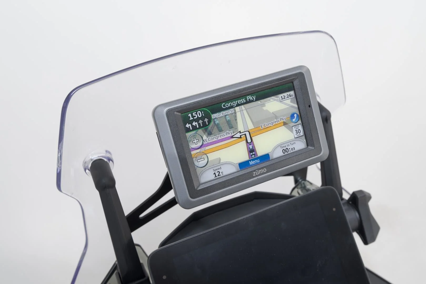 GPS mount for cockpit CFMoto 800MT (21-) Black - Image 2