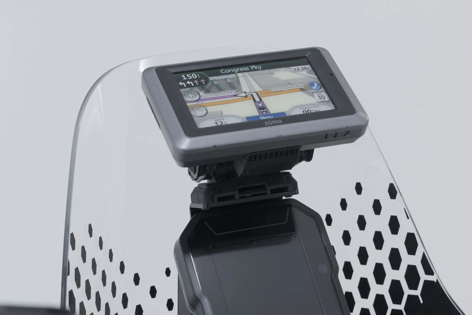 GPS mount for cockpit Ducati DesertX (22-) Black - Image 3