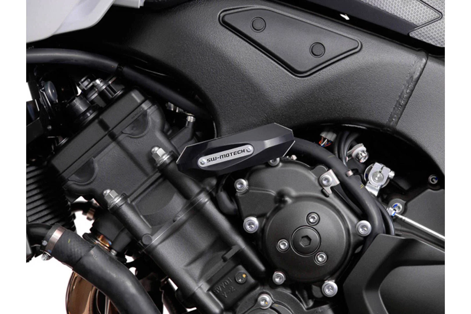 Heel guard right Triumph Tiger 900/GT/Rally/Pro (19-23) Black - Image 4