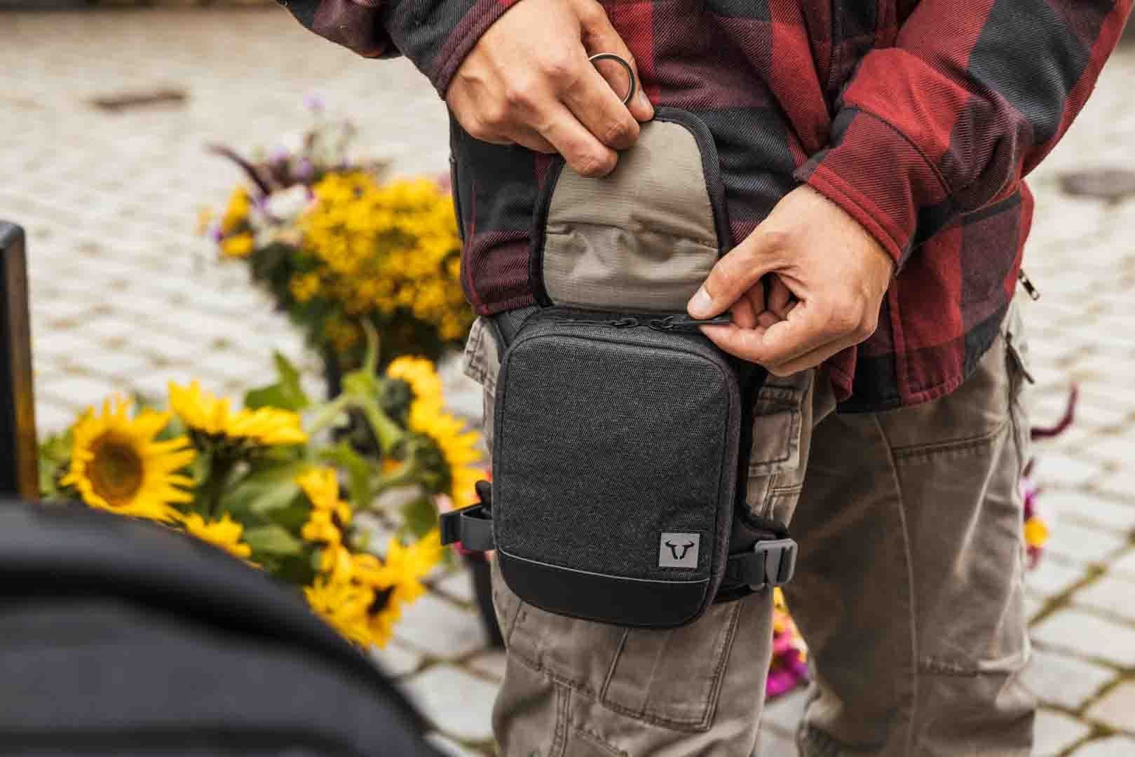 Legend Gear Leg Bag LA13 Black. Eco-Tech polyester. - Image 3