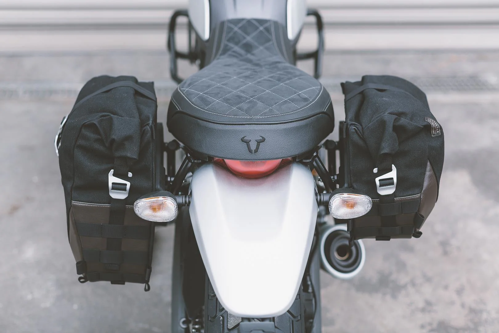 Legend Gear Side Bag System LC Ducati Scrambler (14-) Models Black Edition - Image 3