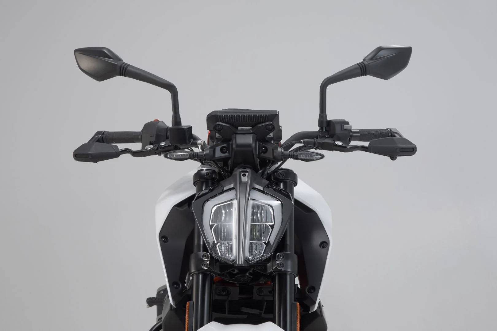 Lever Guards KTM 390 Duke (17-) with Wind Protection Black - Image 2