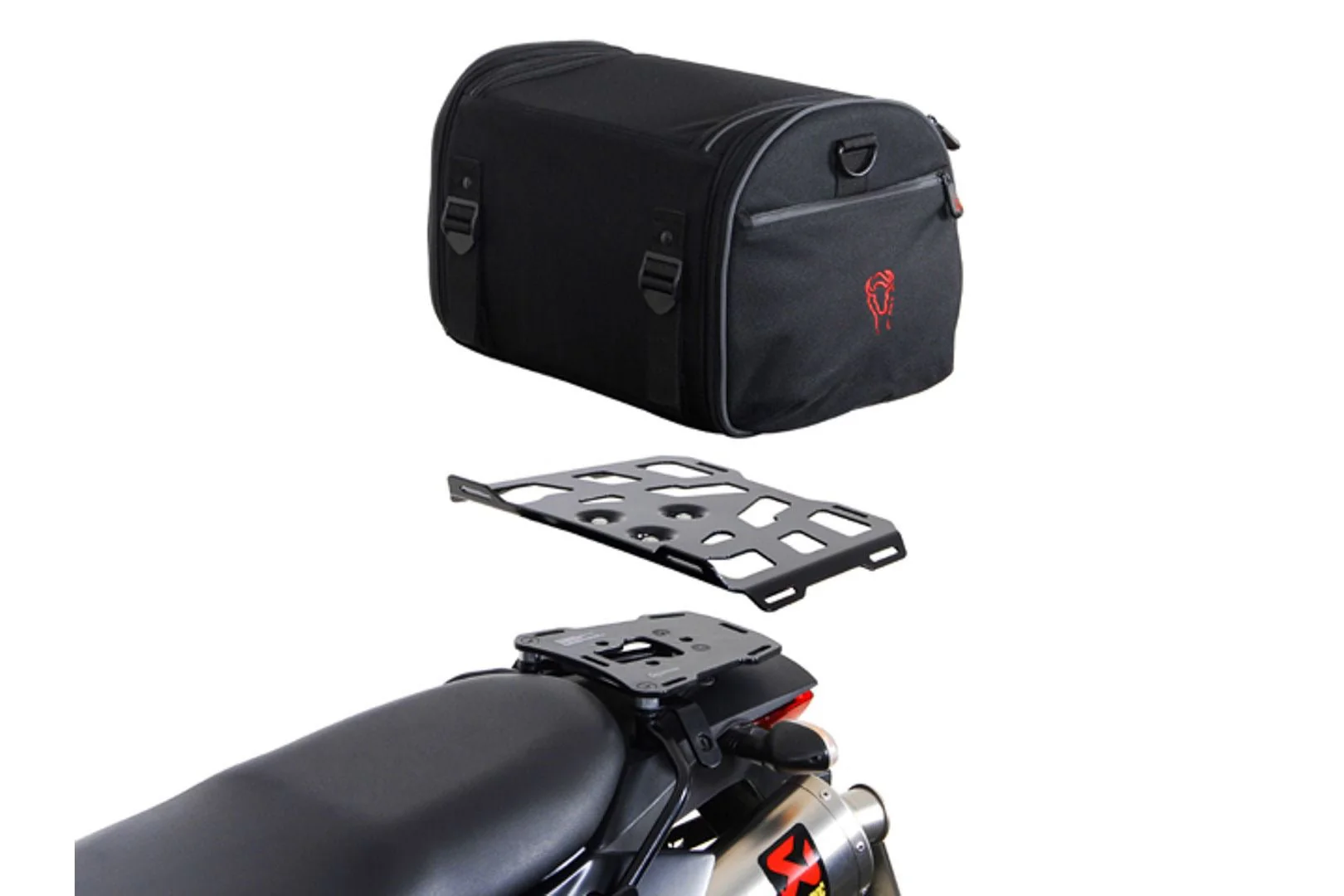 Luggage rack extension for Alu-Rack 43x27 cm Aluminum QUICK-LOCK Black - Image 5