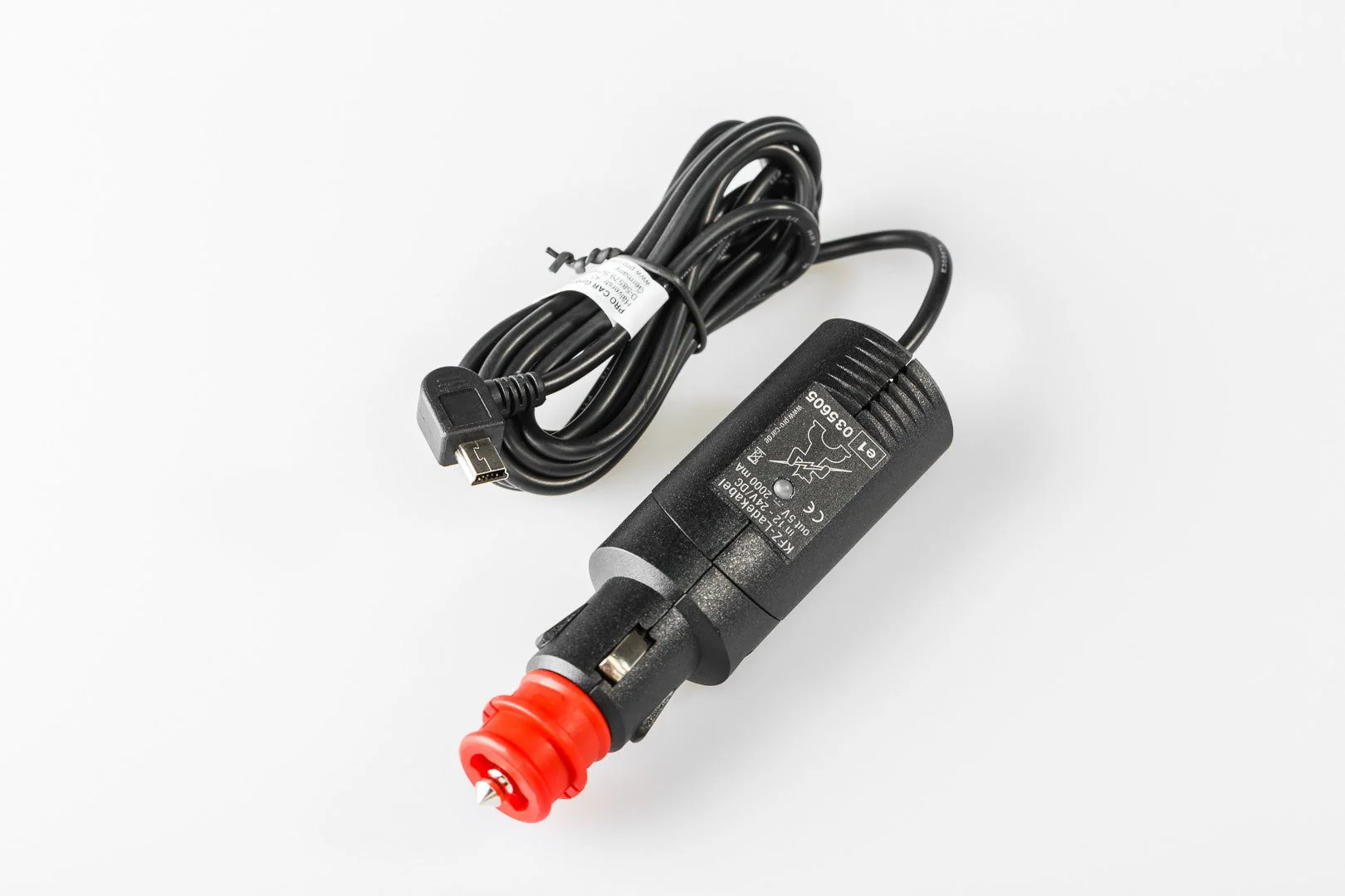 Mini USB charge lead For 12V DIN and cigarette lighter socket 2000 mA - Image 10