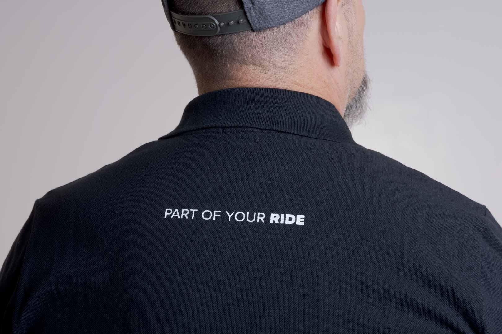 Polo shirt Core Line. Black. Men. Size 4XL. - Image 2
