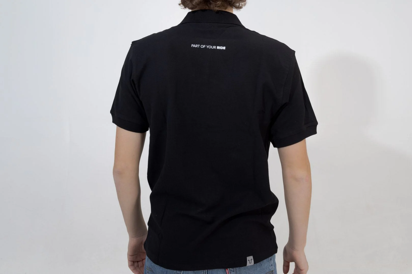 Polo shirt Core Line. Black. Men. Size M. - Image 4