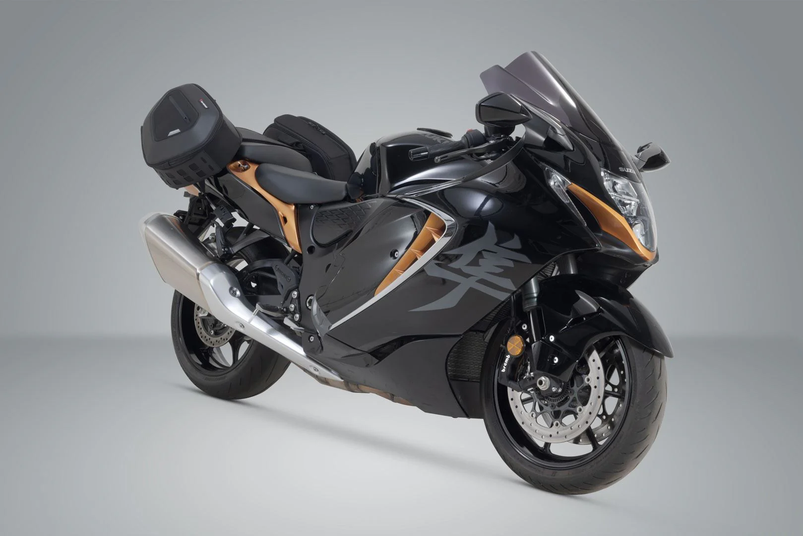 PRO BLAZE H saddlebag set Black. Suzuki GSX 1300 R Hayabusa (08-20). - Image 2