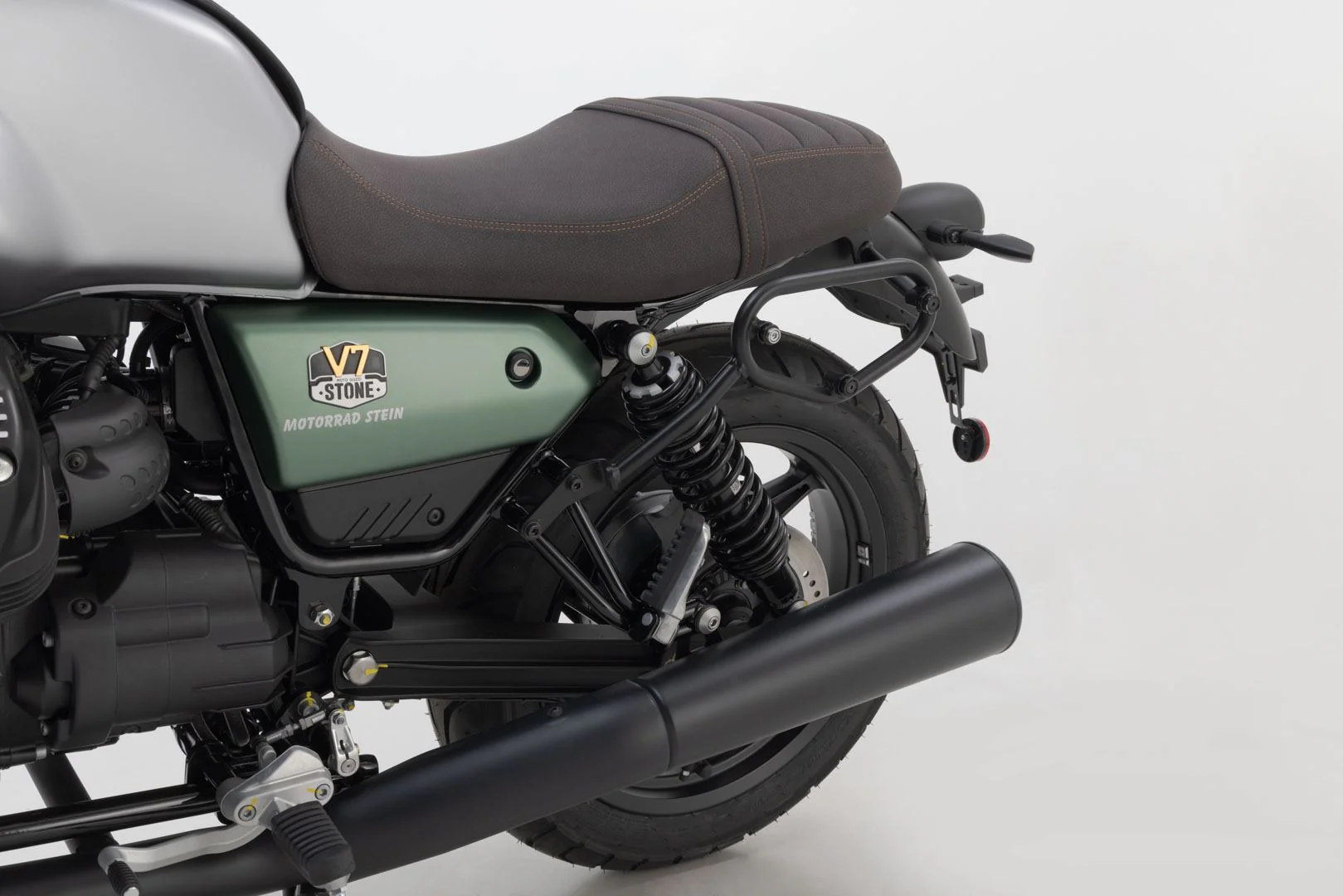 SLC Side Carrier Left Moto Guzzi V7 IV Special / Stone (20-) Black - Image 3