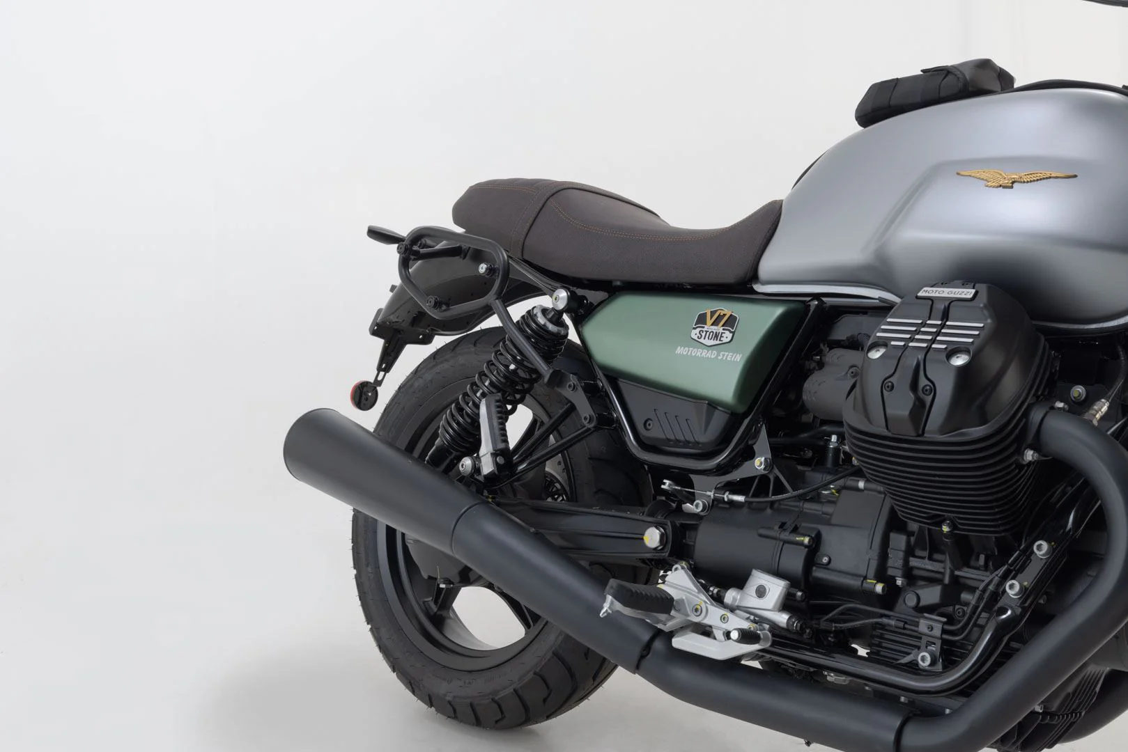 SLC Side Carrier right Moto Guzzi V7 IV Special Stone (20-) Black - Image 3