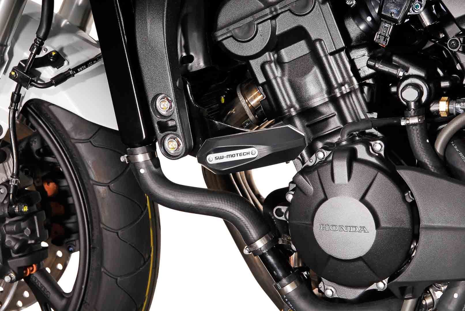 Slider Set for Frame Honda CB600 F (07-13), CBF600 S/N (08-09) Black - Image 2