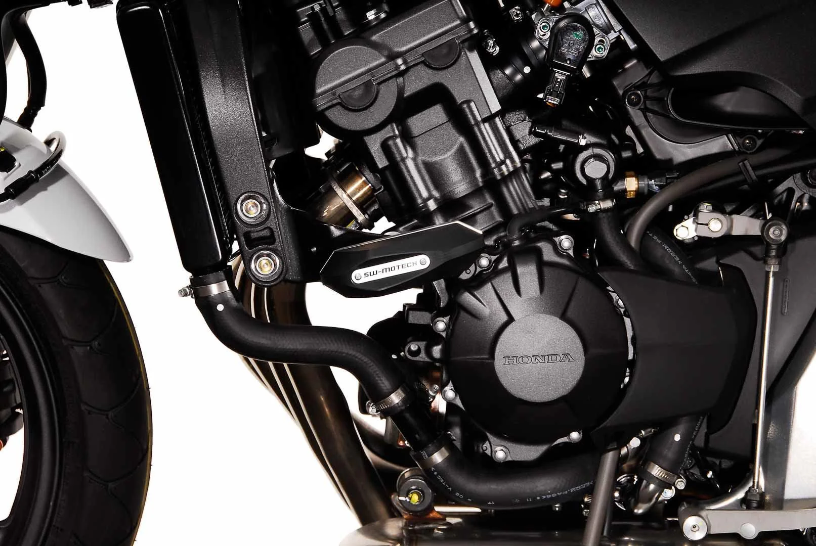 Slider Set for Frame Honda CB600 F (07-13), CBF600 S/N (08-09) Black - Image 3