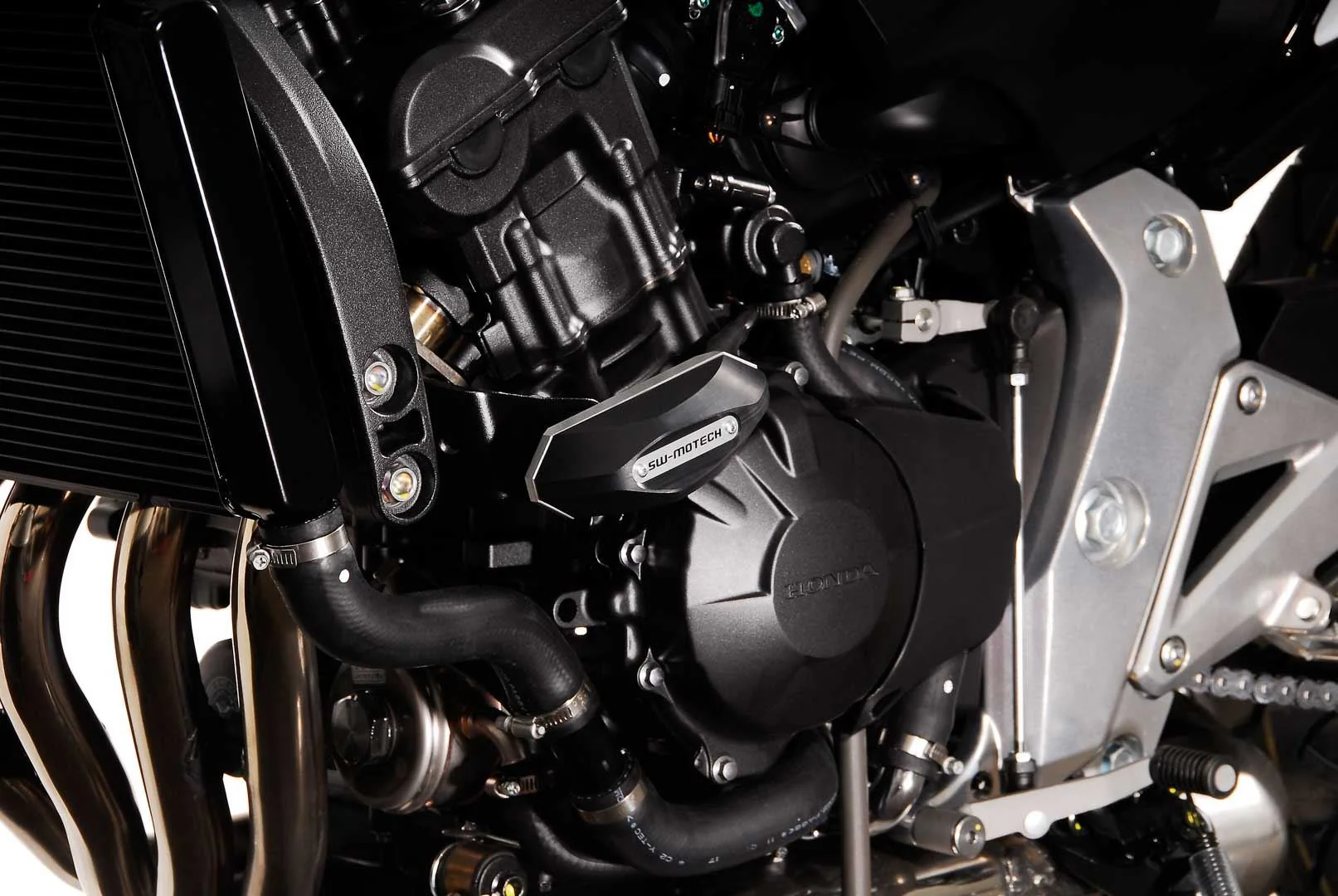 Slider Set for Frame Honda CB600 F (07-13), CBF600 S/N (08-09) Black - Image 4