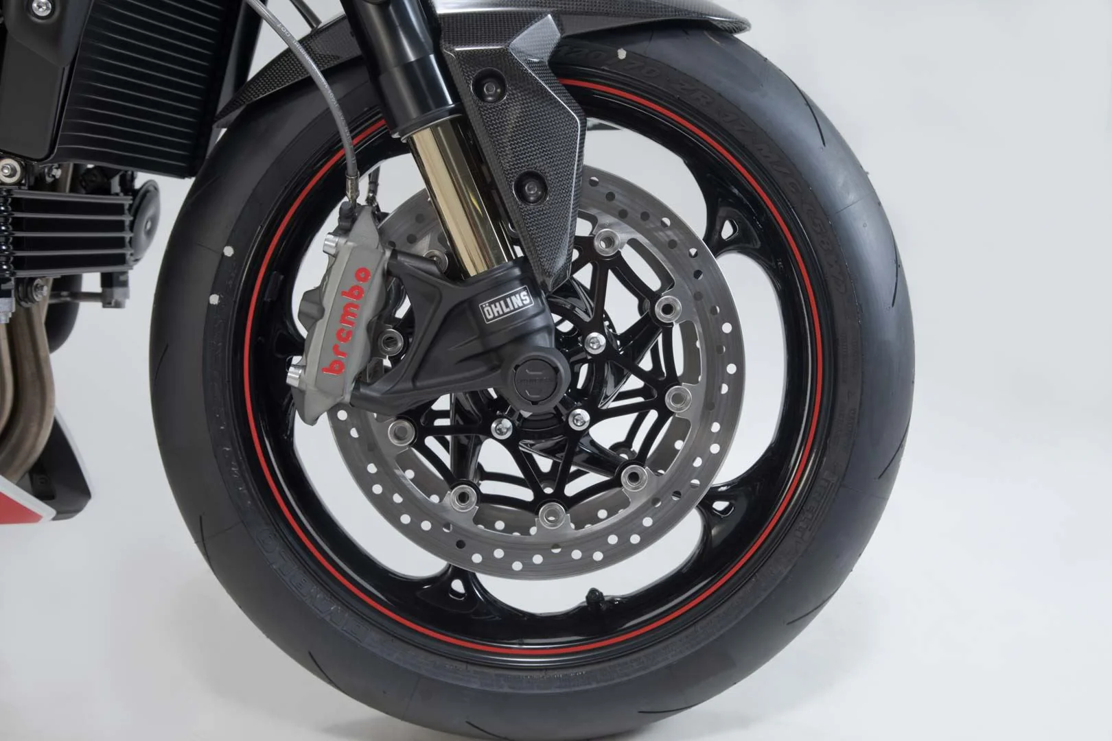 Slider Set for Front Axle Triumph Tiger 800 Modelle / SpeedTr 1050 / Ténéré Black - Image 2