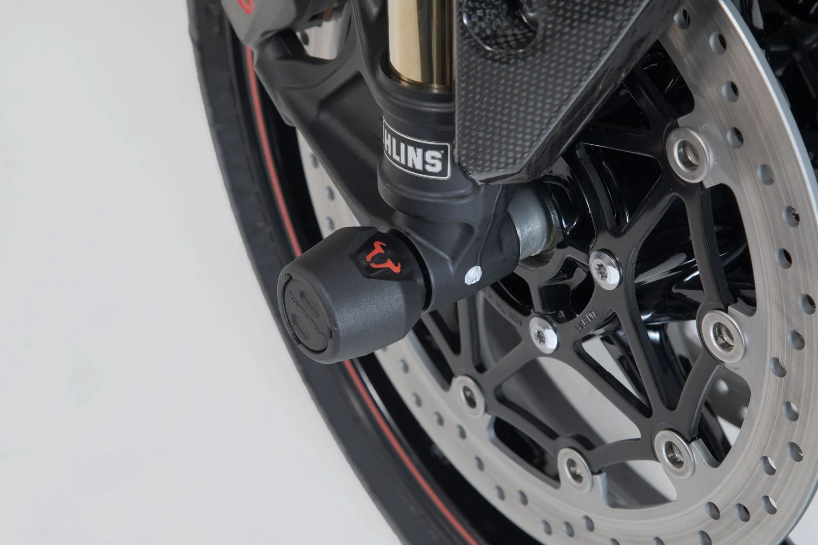 Slider Set for Front Axle Triumph Tiger 800 Modelle / SpeedTr 1050 / Ténéré Black - Image 4