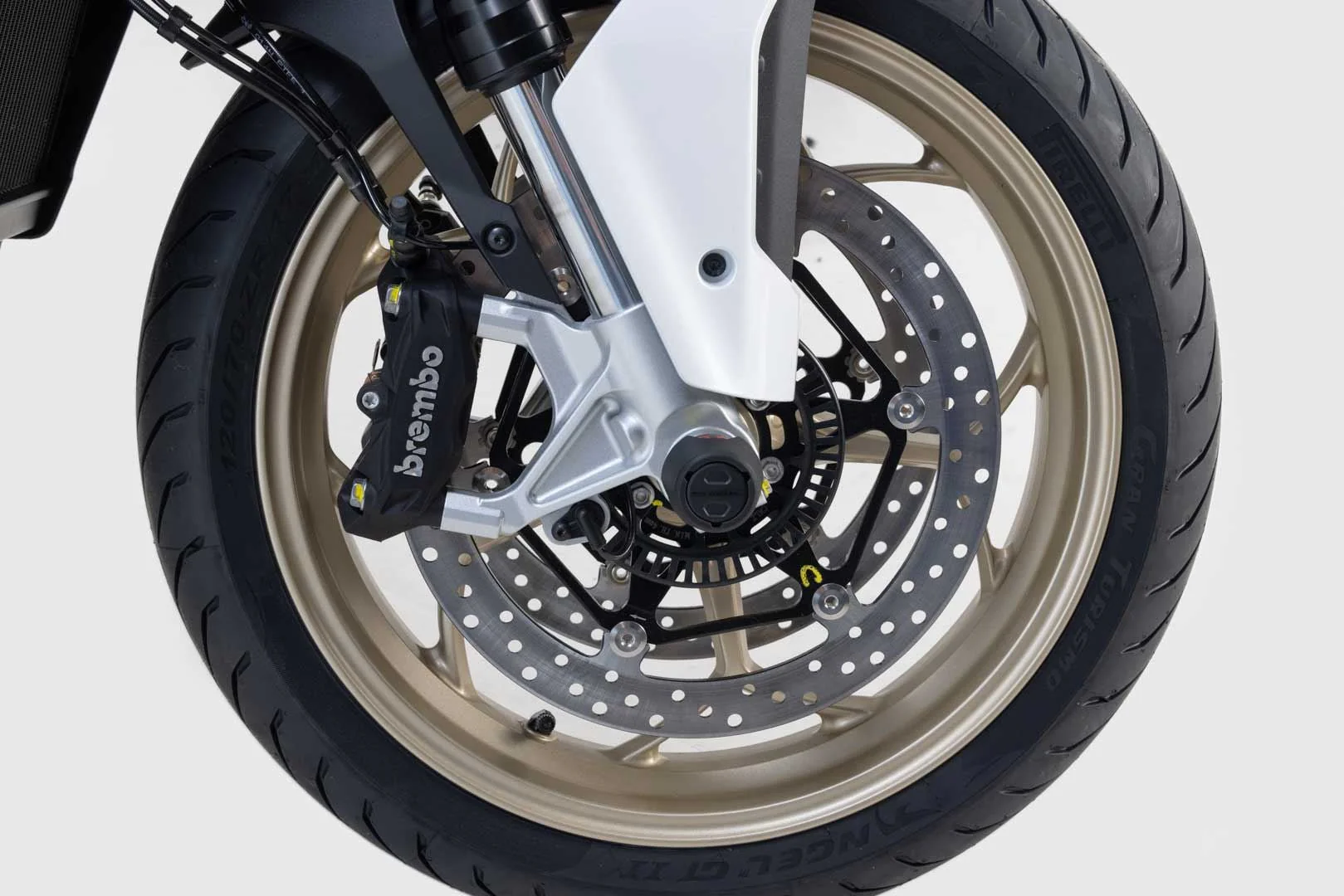 Slider set for front axle Moto Guzzi V100 Mandello/S (22-) Black - Image 2