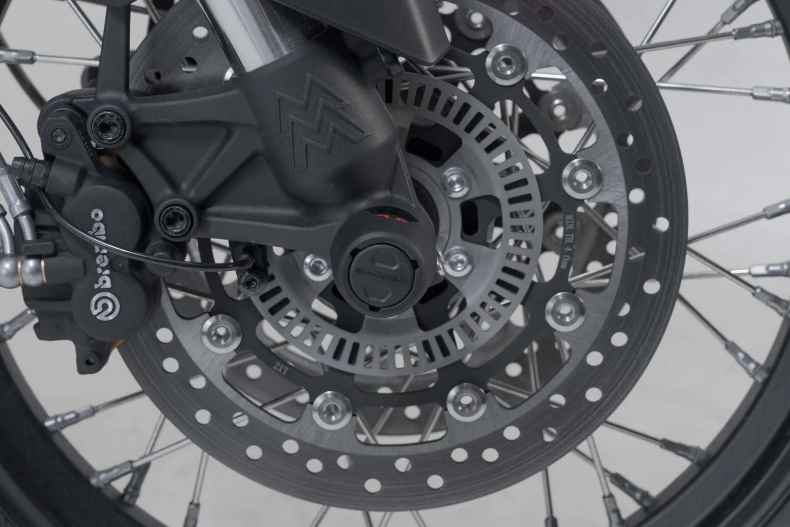 Slider set for front axle Moto Morini X-Cape 650 (21-) Black - Image 3