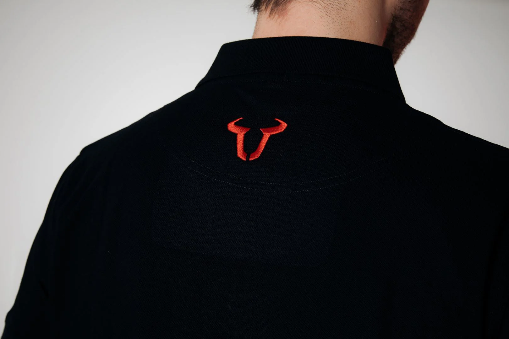 Team polo shirt Core Line. Black. Men. Size S. - Image 3