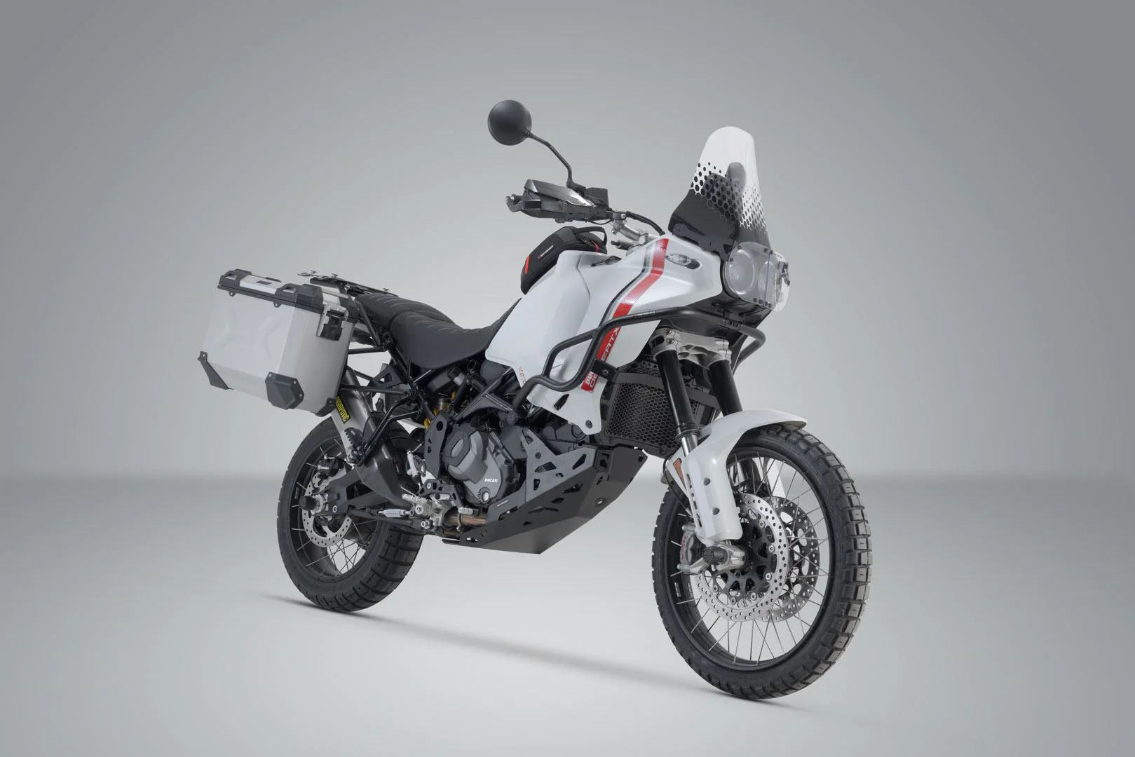 TRAX ADV aluminium case system Ducati DesertX (22-) 45/37 litre Silver - Image 2